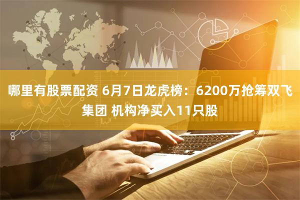 哪里有股票配资 6月7日龙虎榜：6200万抢筹双飞集团 机构净买入11只股